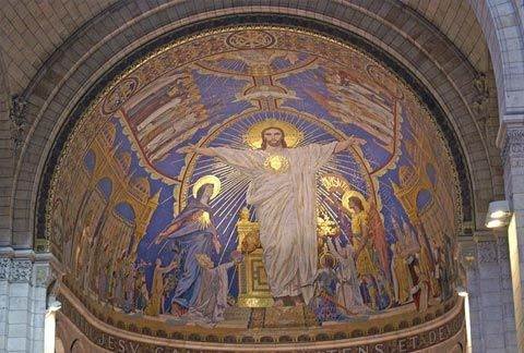 Mosaico del Sagrado Corazón