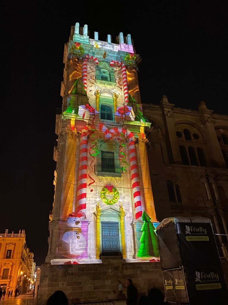 Video Mapping de la catedral de Málaga