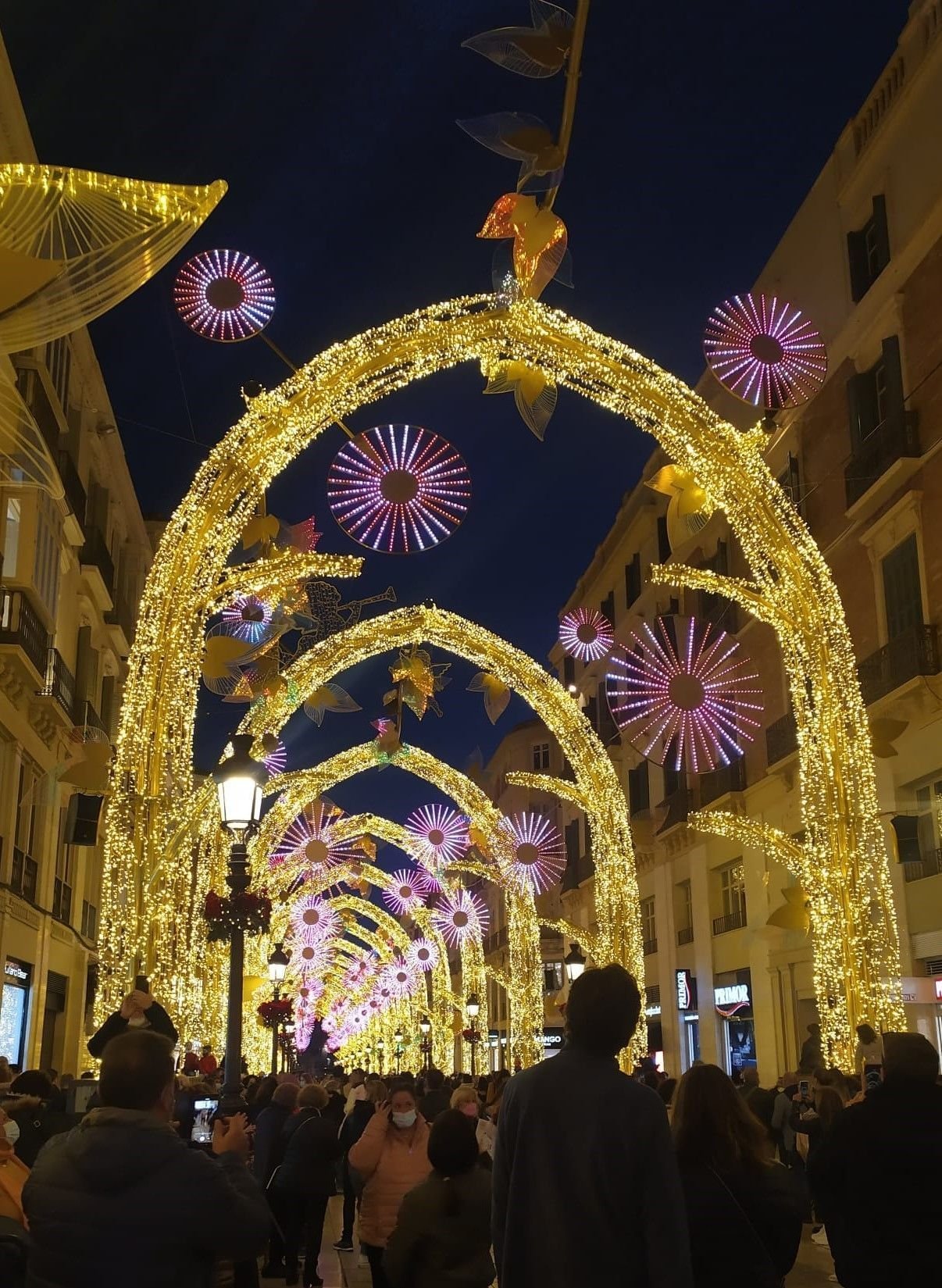Luces de navidad de Málaga