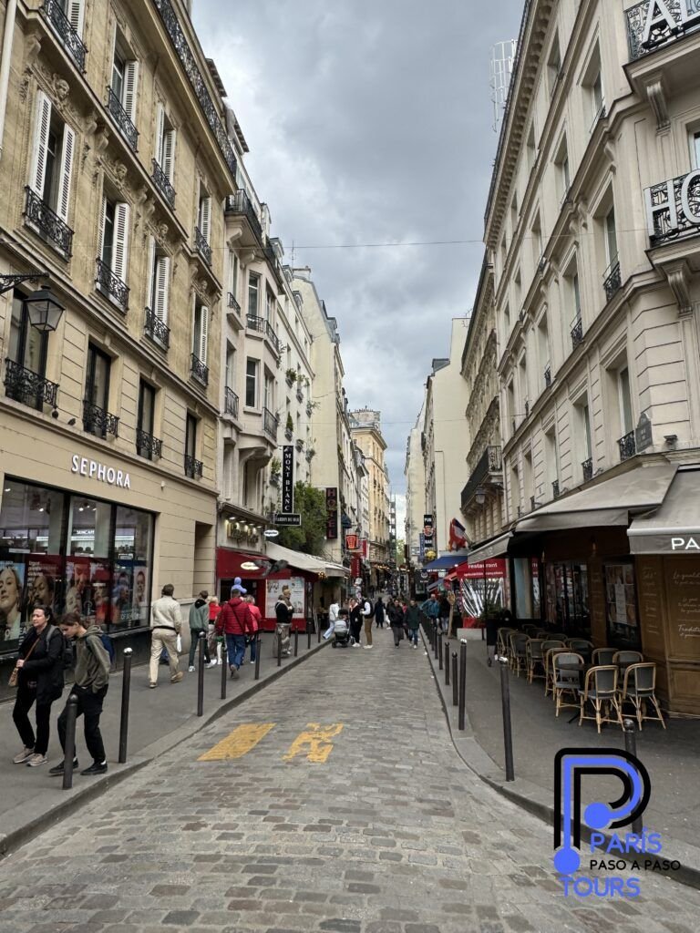 Restaurantes de la rue de la Huchette en París 
